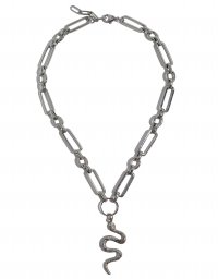 Цепь-колье Snake Silver
